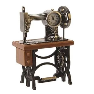 Miniature Clock - Sewing Machine