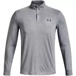 Under Armour Play Off Zip Top Mens - Silver