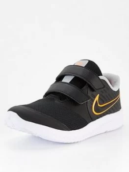 Nike Star Runner 2 Childrens Trainer - Black Orange, Black/Orange, Size 8.5