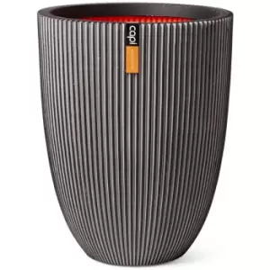 Vase Elegant Groove 34x46cm Anthracite Capi Anthracite