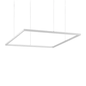 Oracle Decorative Square Integrated Pendant Light White, 3000K, 51W