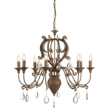 Linea Verdace Lighting - Linea Verdace Pedrera Multi Arm Chandeliers Pale Taupe