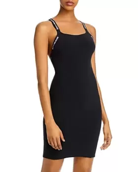 alexanderwang.t Logo Bodycon Tank Dress