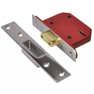 Union Strongbolt 5 Lever Deadlock 2.5'' - Stainless Steel - Stainless Steel