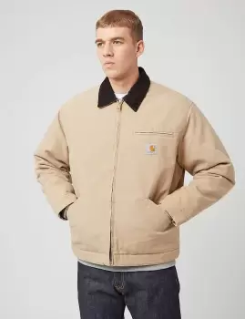 Carhartt Wip Og Detroit Jacket, Dusty H Brown / Black, Male, Jackets & Outerwear, I027358.0IA3K