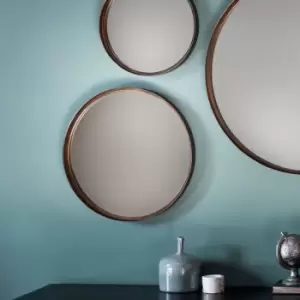 Gallery Interiors Reading Medium Mirrors / Brown / Medium