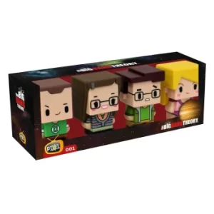 Pixel Figure Big Bang Theory Set 4 Figures 7cm