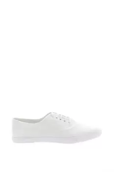 Lace White Canvas Gym Plimsolls