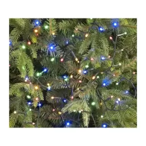 Festive 12.9m Indoor & Outdoor Christmas Tree Fairy Lights 520 Pastel Multicoloured LEDs