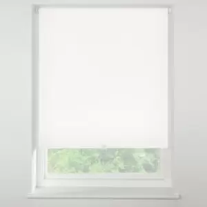 Swish Soft White Cordless Blackout Roller Blind White