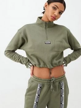 Adidas Originals Cropped Sweat - Green