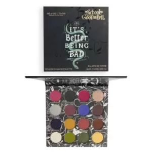 The School For Good & Evil x Makeup Revolution Nevers Eyeshadow Palette