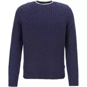 Boss Favolo Knit Jumper - Blue