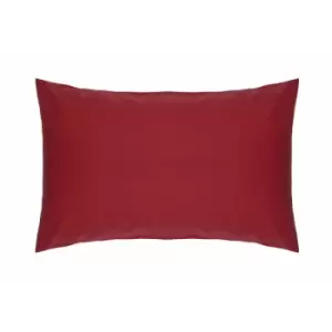 Easy Care Minimum Iron Pillowcase Red