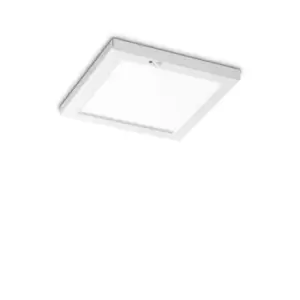 AURA Square LED Recessed Downlight White, Motion Sensor, 4000K, Non-Dim