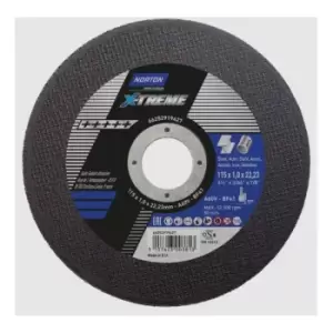 Norton Saint Gobain - 115x1.0x22.23mm nor-xtreme cutting disc A60V type 41