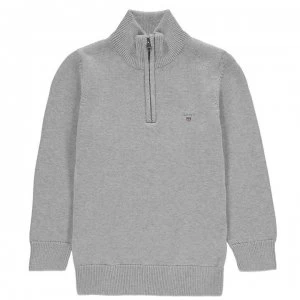 Gant Shield Zip Top - Grey 094