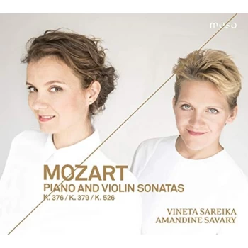 Amandine Savary - Mozart: Piano and Violin Sonatas, K. 376/K. 379/K. 526 CD