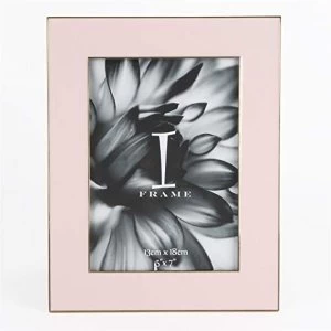 5" x 7" - iFrame Die Cast Pastel Pink Photo Frame