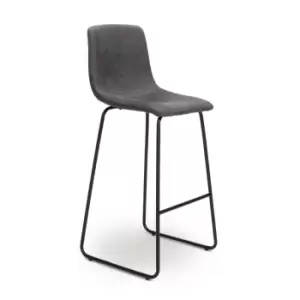 Shankar Juno Dark Grey Bar Stool