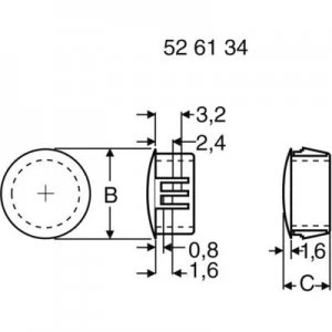 PB Fastener 76064 Filler plug Black