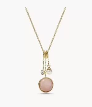 Fossil Women Sutton Pink Mother-of-Pearl Pendant Necklace