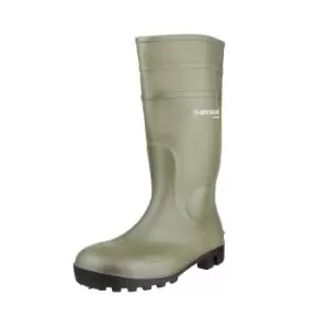 Dunlop Unisex Adult Protomastor Wellington Boots (5 UK) (Green/Black)