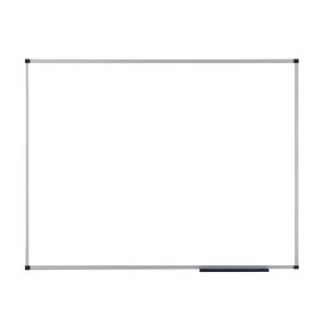 Nobo Prestige Enamel Eco 1800 x 1200mm Magnetic Whiteboard with Enamel Surface Aluminium Trim and Fixing Kit