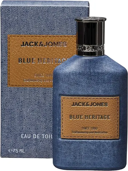 Jack & Jones Blue Heritage Eau de Toilette For Him 75ml