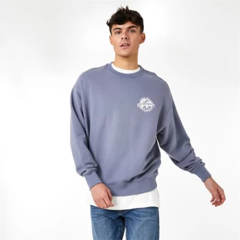 Jack Wills Globe Sweatshirt - Dusky Blue