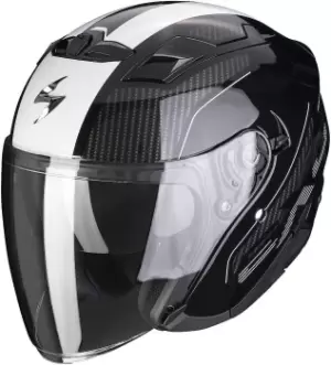 Scorpion EXO-230 Condor Jet Helmet, black-white, Size S, black-white, Size S