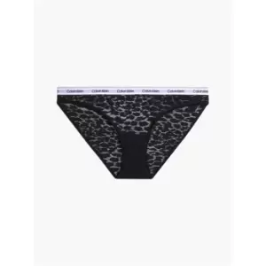 Calvin Klein Lace Bikini Briefs - Black