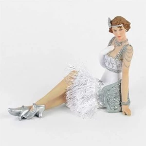 Gatsby Girls Figurine Sitting - Evelyn