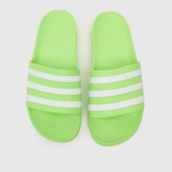 adidas Sportswear Adilette Aqua Sliders - Green, Size 7, Men Green VUPAI Male 7