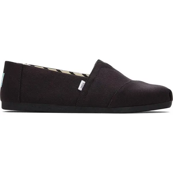 Toms Alpargata Canvas Shoes - Black 6