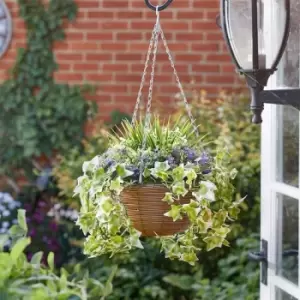 Faux Decor Faux Decor Regal Basket - Lilac Bloom