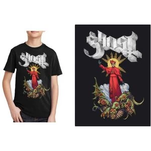 Ghost - Plaguebringer Kids 7 - 8 Years T-Shirt - Black