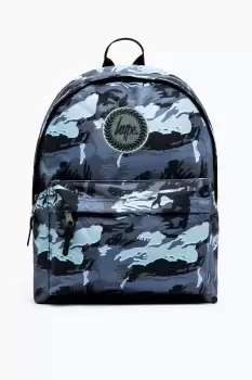 HYPE UNISEX GREY GLOOM CAMO CREST BACKPACK