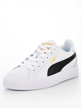 Puma Ana - White/Black/Gold, White/Black/Gold, Size 3, Women