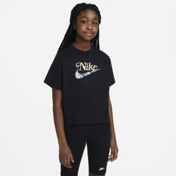 Nike Sportswear Big Kids (Girls') T-Shirt - Black