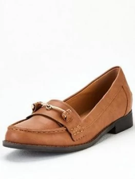 Wallis Smart Loafer - Tan, Size 5, Women