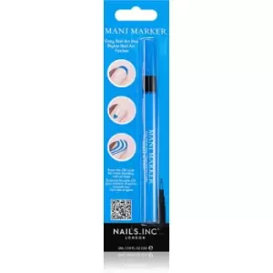 Nails Inc. Mani Marker decorative nail varnish in an application pen Blue 3 ml