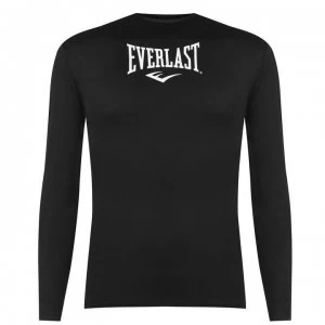 Everlast Long Baselayer Top Mens - Black