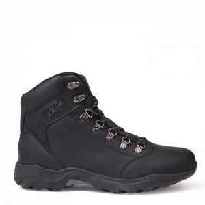 Gelert Leather Mens Walking Boots - Black