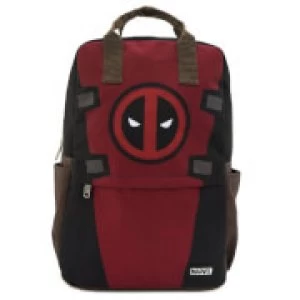 Loungefly Marvel Deadpool Cosplay Square Nylon Backpack