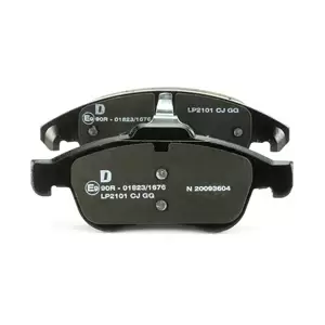 DELPHI Brake pad set PEUGEOT,CITROEN,DS LP2101 1611838580,1617272980,1623816280 1647862480,425361,425412,425413,425425,425465,4254C0,E172295,425361