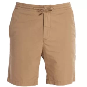 Barbour Mens Bay Ripstop Shorts Sand Small