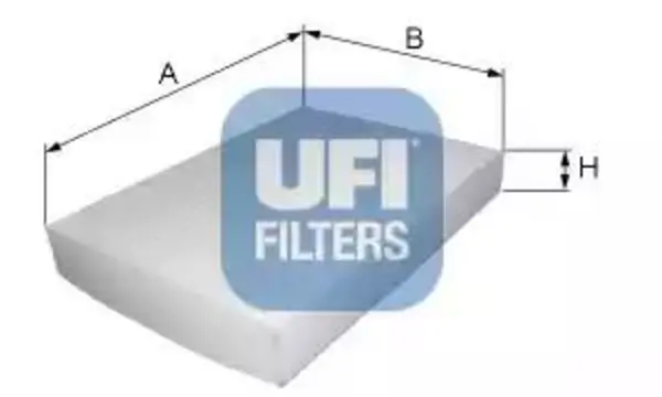 UFI 53.023.00 Interior Air Cabin/ Pollen Filter