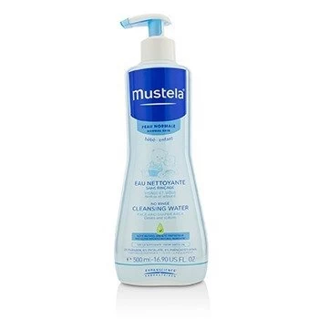 MustelaNo Rinse Cleansing Water (Face & Diaper Area) - For Normal Skin 500ml/16.9oz