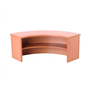 Jemini Intro Bavarian Beech Radial Reception Counter 800mm KF72597